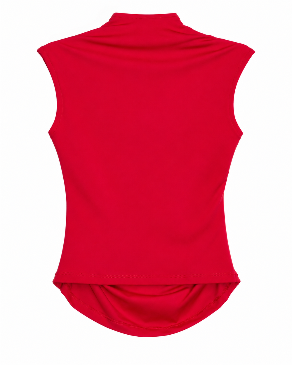 Ariza 50251, blusa Cali sin mangas escote cuadrado, Rojo, espalda