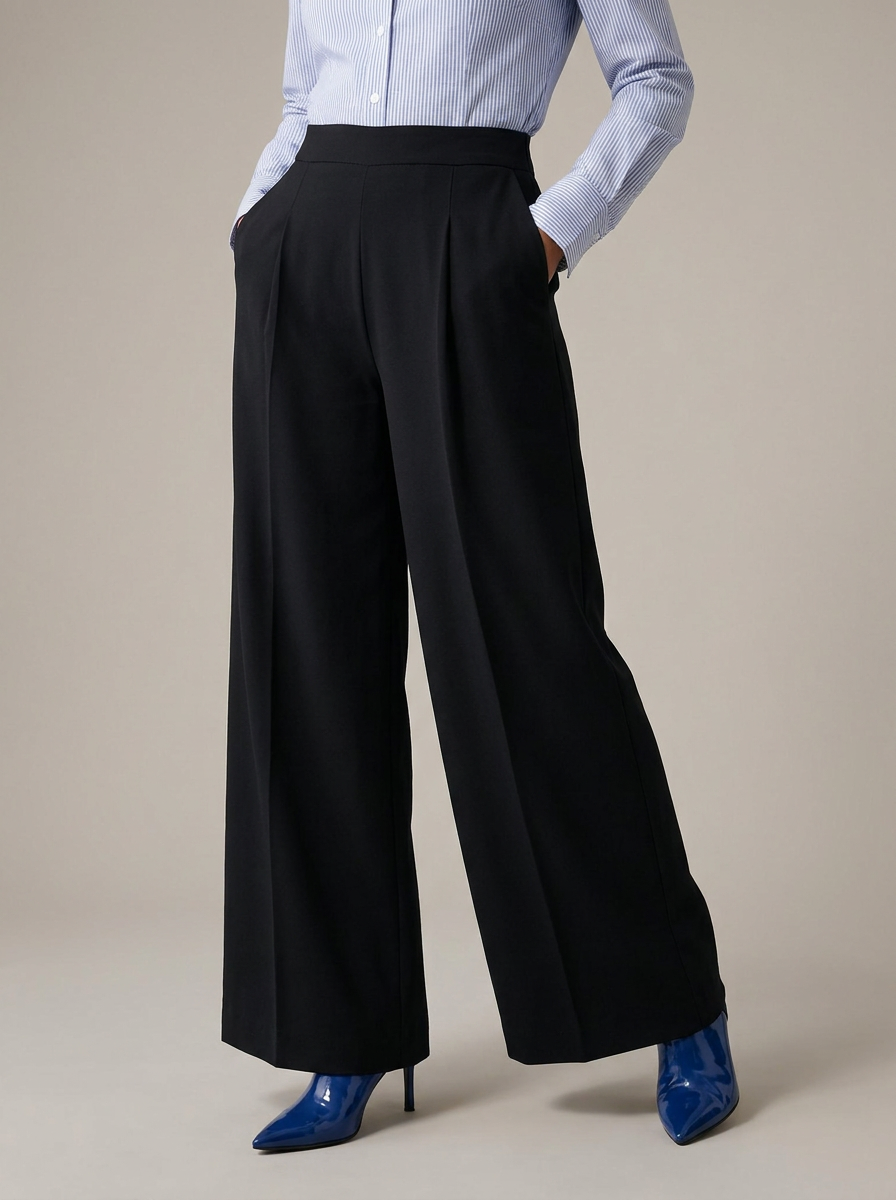 Pantalón Armani Liso Wide Leg