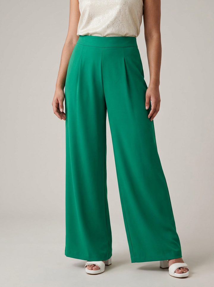 Pantalón Armani Liso Wide Leg