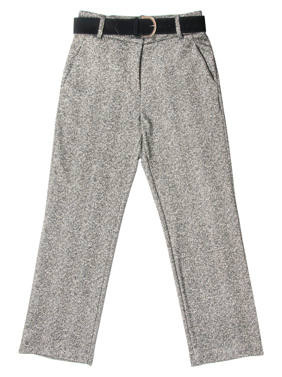 Pantalón Recto Ponti Brush c/Cinturón Gamuza