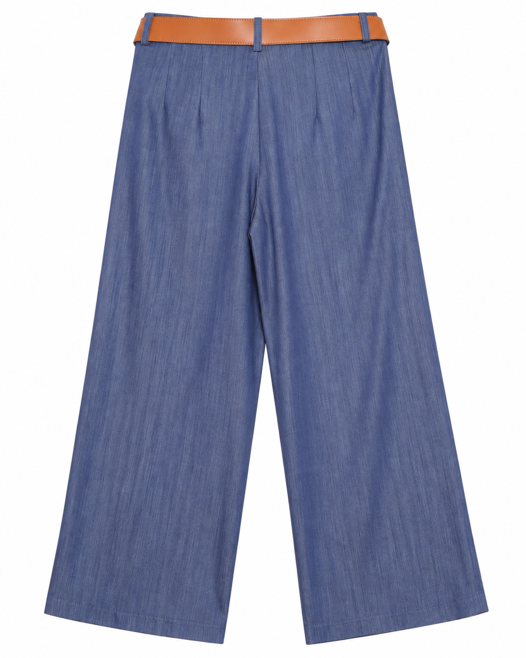 Capri Denim Lino con cinturón 60298, Azul, espalda