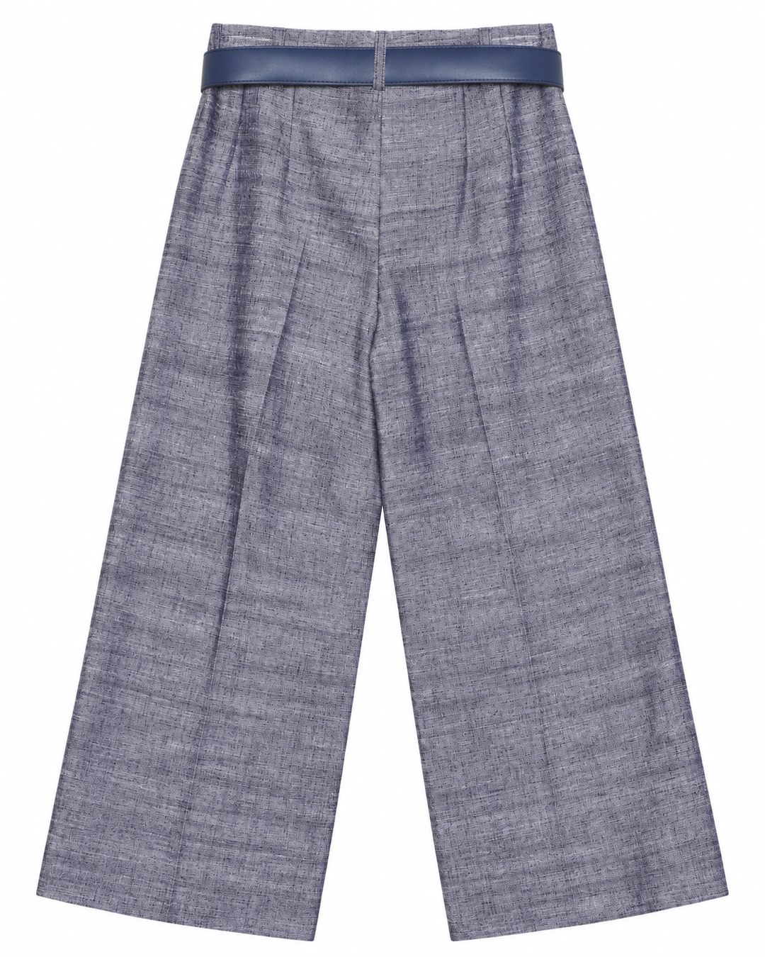 Capri Denim Lino con cinturón 60298, Gris jaspeado, espalda