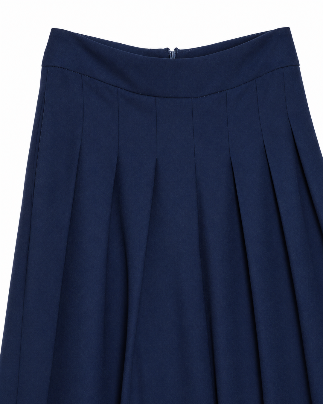 Ariza 60299, pantalón liso pierna ancha con seis pinzas, Azul marino, detalle
