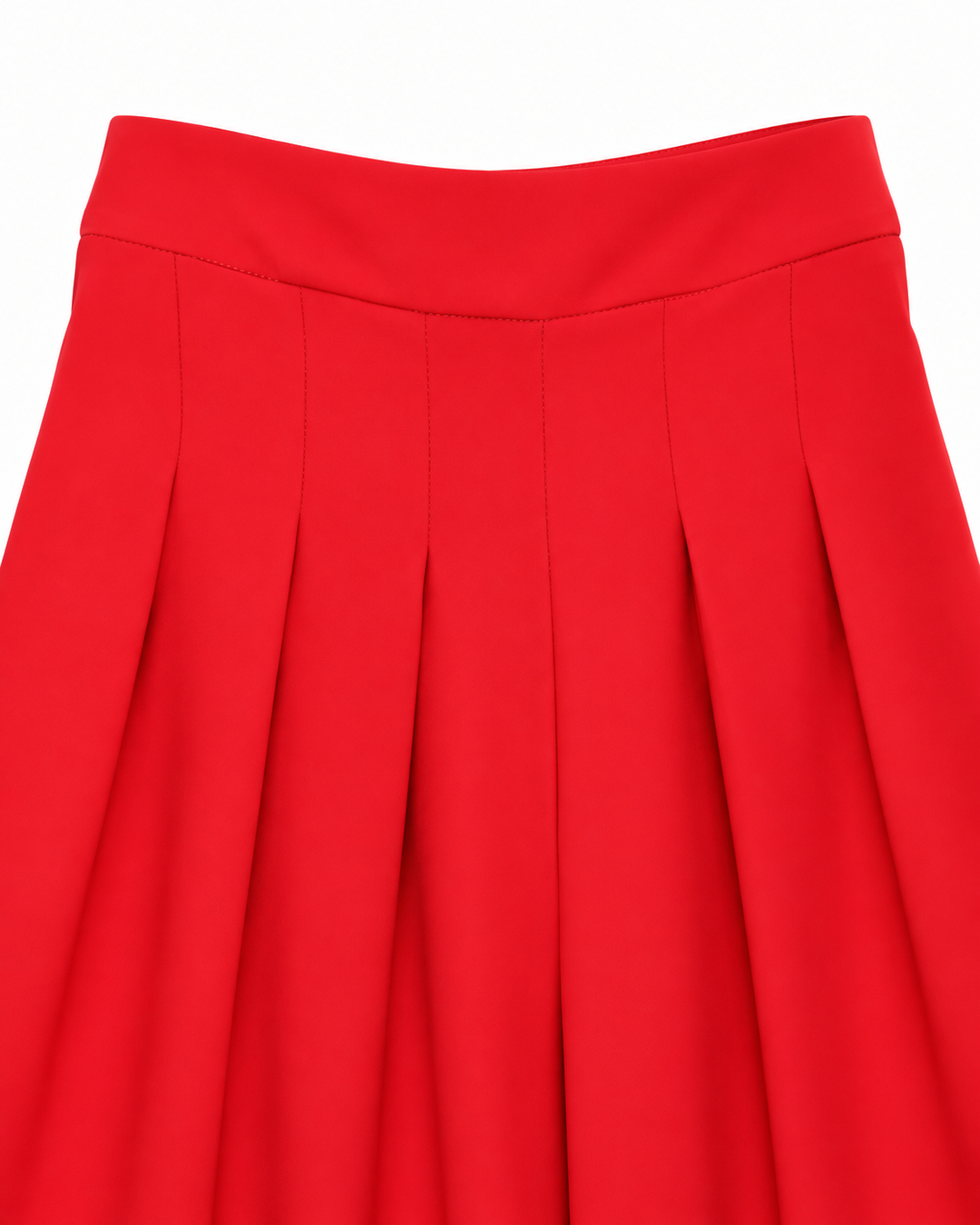 Ariza 60299, pantalón liso pierna ancha con seis pinzas, Rojo, detalle